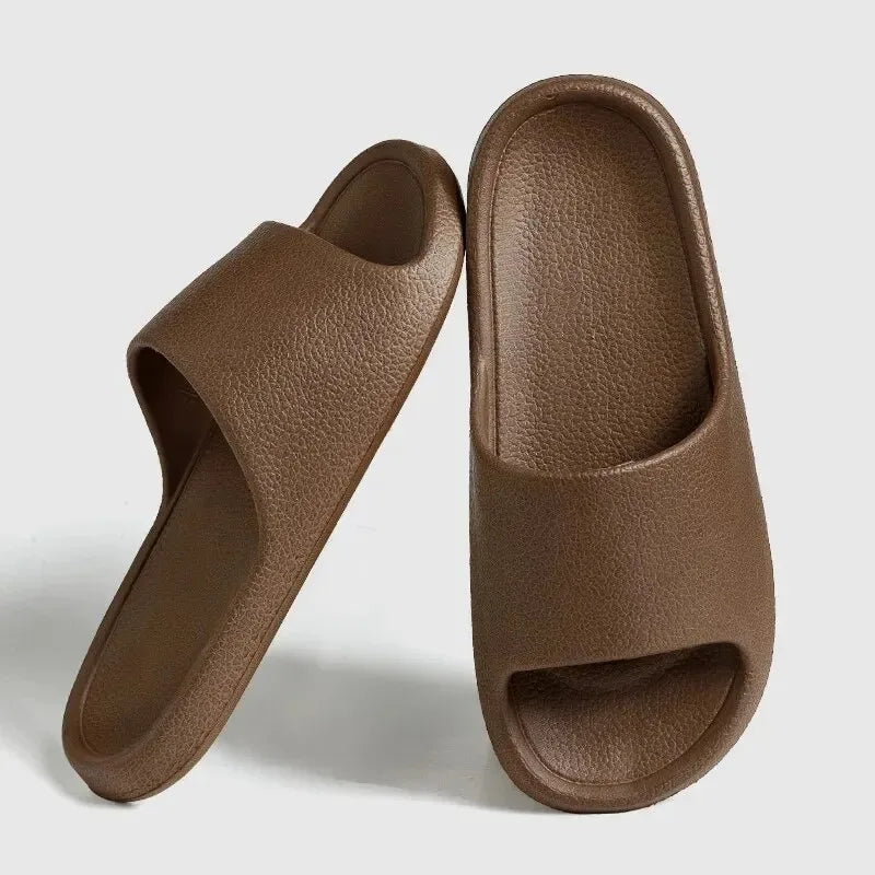 Super Soft Sole Eva Slippers Summer Women Thick Soles Non-slip Home Indoor Outdoor Couple Slippers Bath Flip Flops