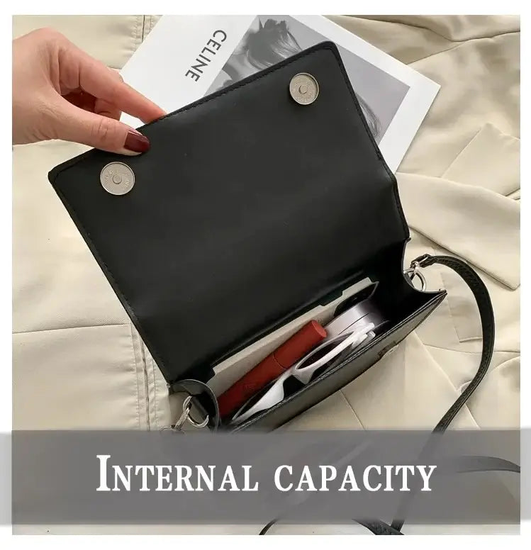 2025 Fashion Brand Designer Women Shoulder Bag Small PU Leather Female Crossbody Bag Trend Classic Handle Handbag Women