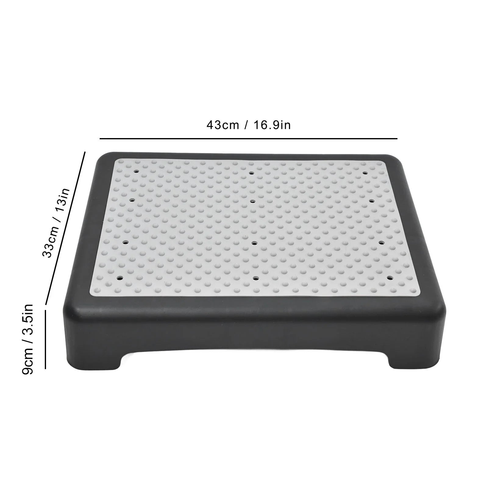 Anti Slip Half Step Stackable Elderly Half Step Outdoor Riser Step Stool for Household Garden