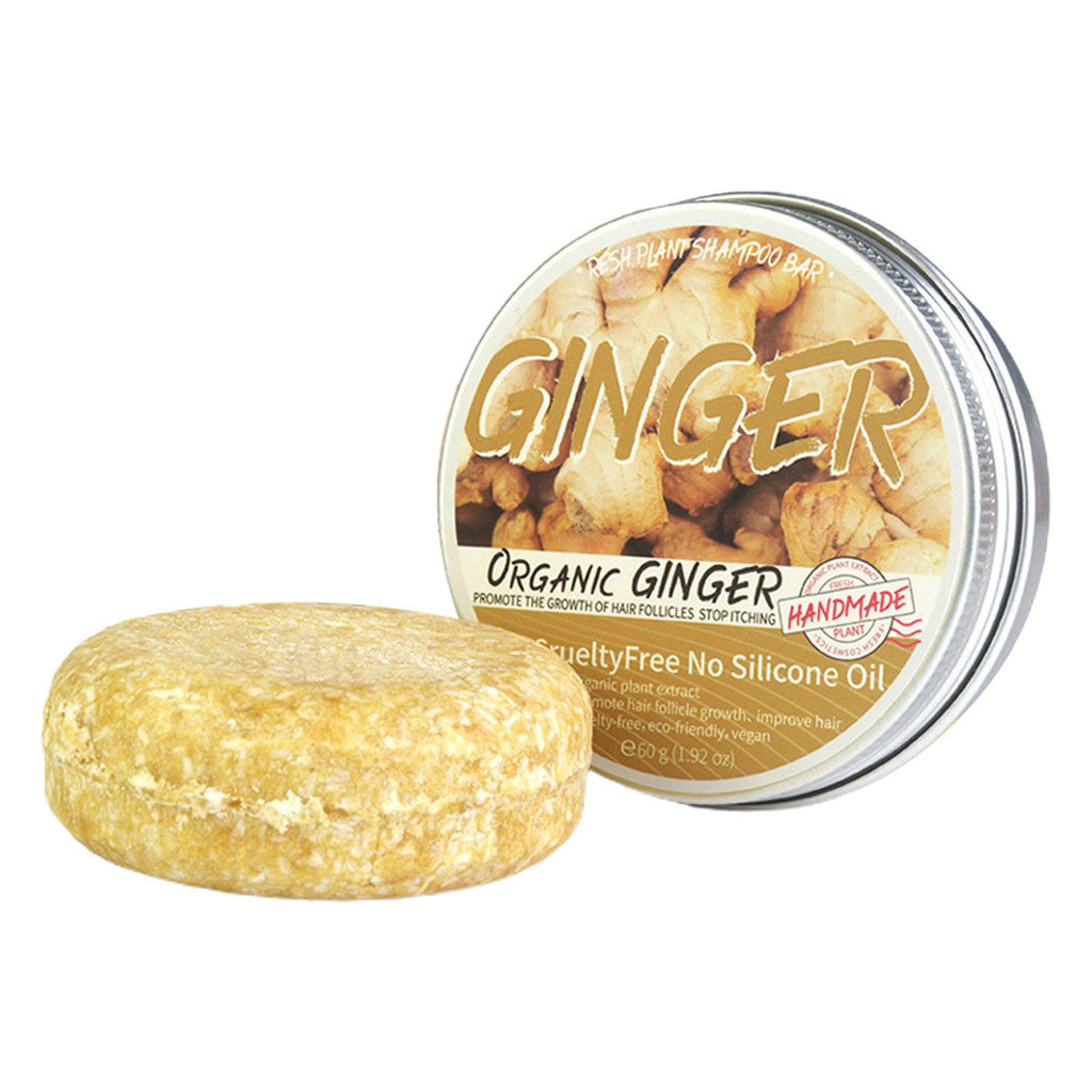 1/3/5/10pcs Ginger Polygonum Soap Shampoo Soap Cold Processed Soap Hair Shampoo Bar Pure Plant Hair Shampoos Hair Care