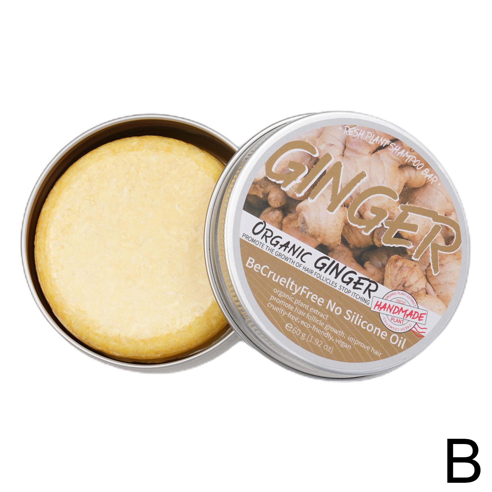 1/3/5/10pcs Ginger Polygonum Soap Shampoo Soap Cold Processed Soap Hair Shampoo Bar Pure Plant Hair Shampoos Hair Care