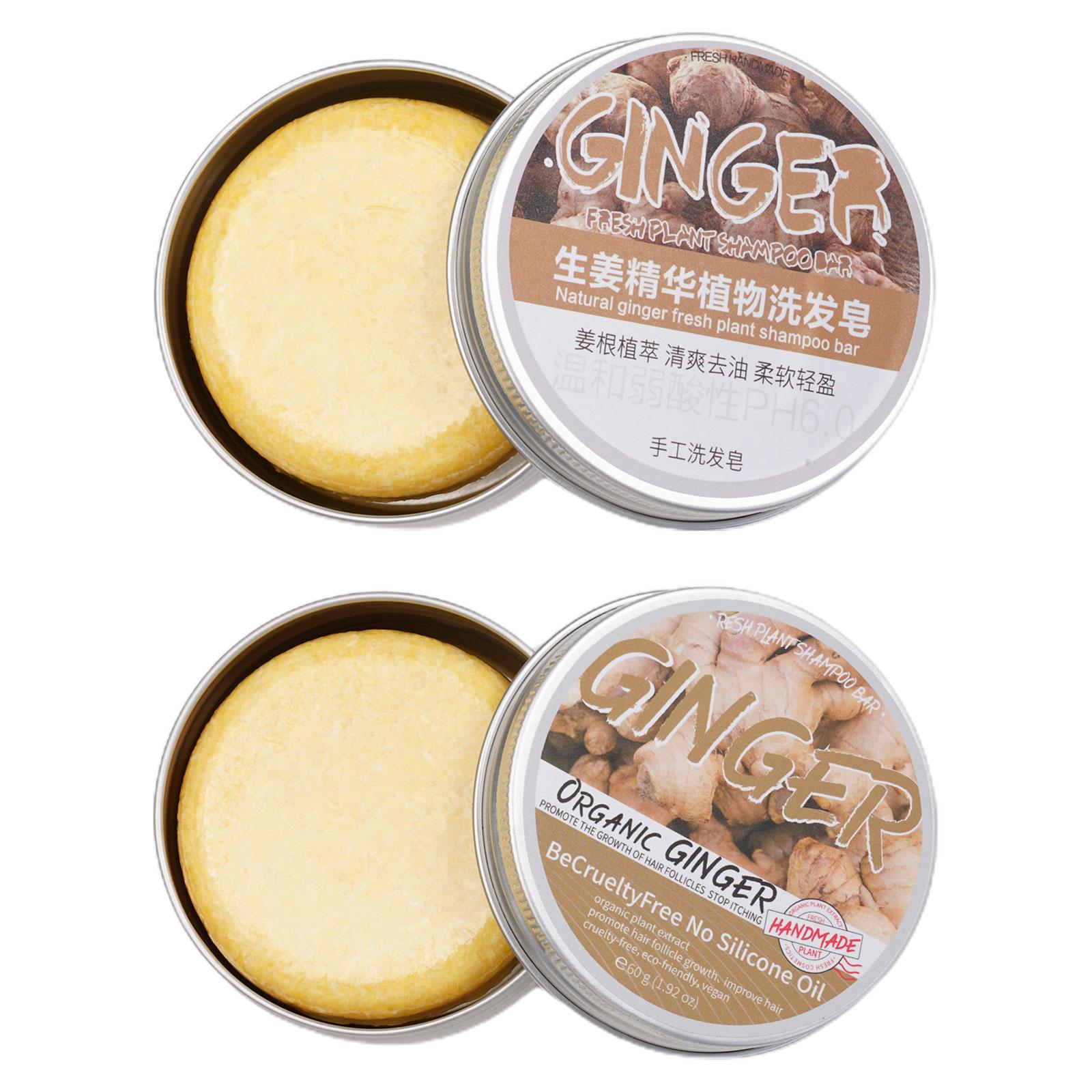 1/3/5/10pcs Ginger Polygonum Soap Shampoo Soap Cold Processed Soap Hair Shampoo Bar Pure Plant Hair Shampoos Hair Care