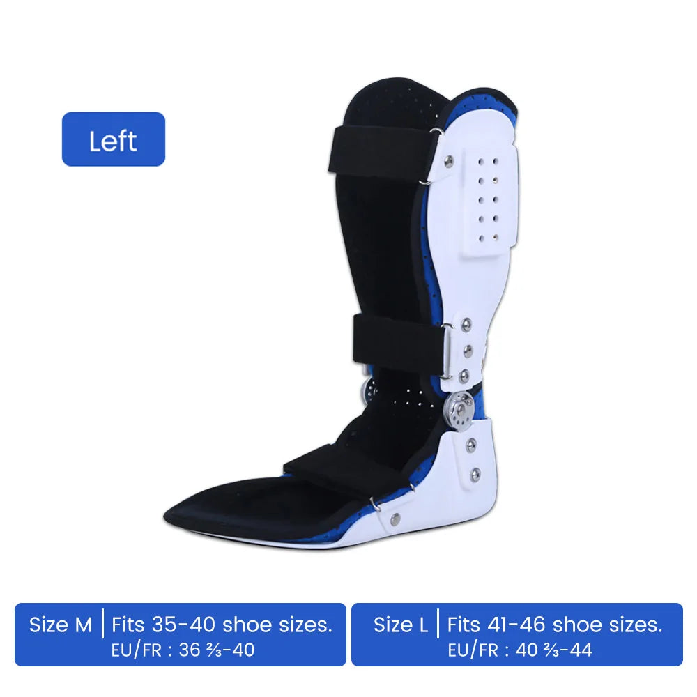 Foot Ankle Fixed Support Brace Medical Adjustable Joint Foot Orthotics Support Protector Stabilizer Fracture Fix Rehabilitation