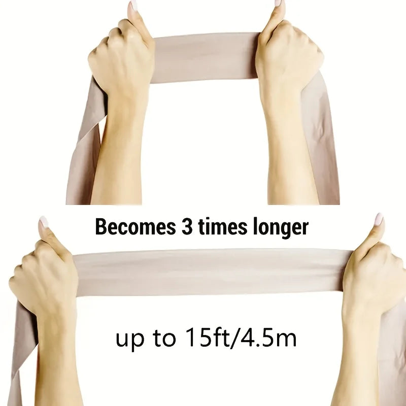 3/4Pack Adjustable Elastic Bandages Universal Fit Stretches to 177.77in Polyester for Wrist Ankle Foot Knee Support