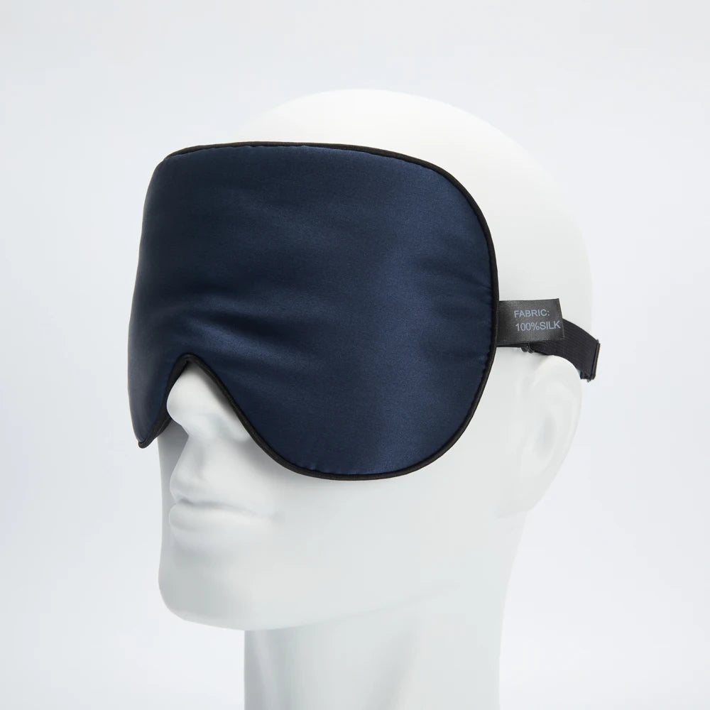 Silk Sleep Mask 100% Light Blocking Travel Nap Lightweight Eyes Night Mask Health Blindfold Sleeping Shield Soft Eye Care Tools