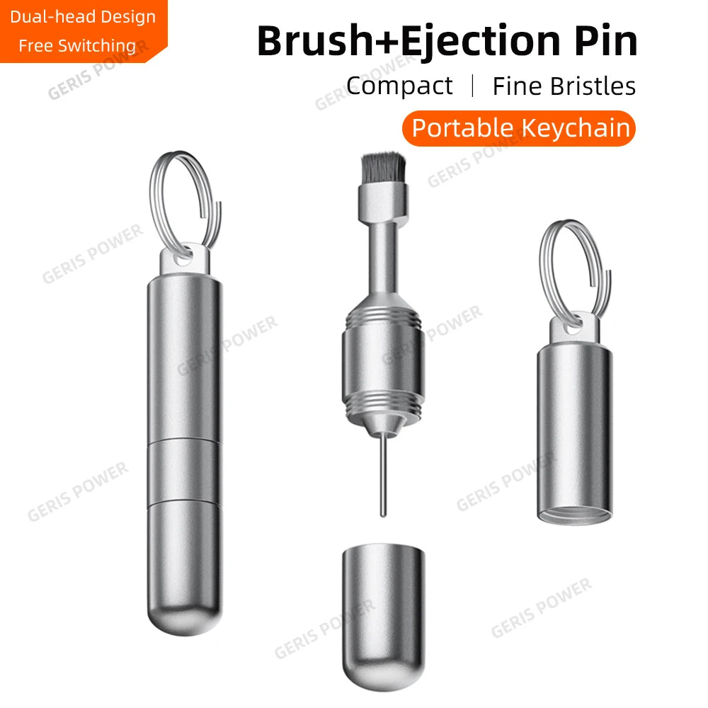 SIM Card Tray Removal Tool Eject Pin Earbuds Cleaning Brush Reset Tool Needle Opener Cleaner Pen Kit for iPhone Headphone