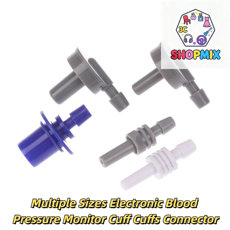 Multiple Sizes 4mm 4.6mm 5mm 6mm 7mm 11mm Upper Arm Electronic Blood Pressure Monitor Cuff Adapter Cuffs Connector