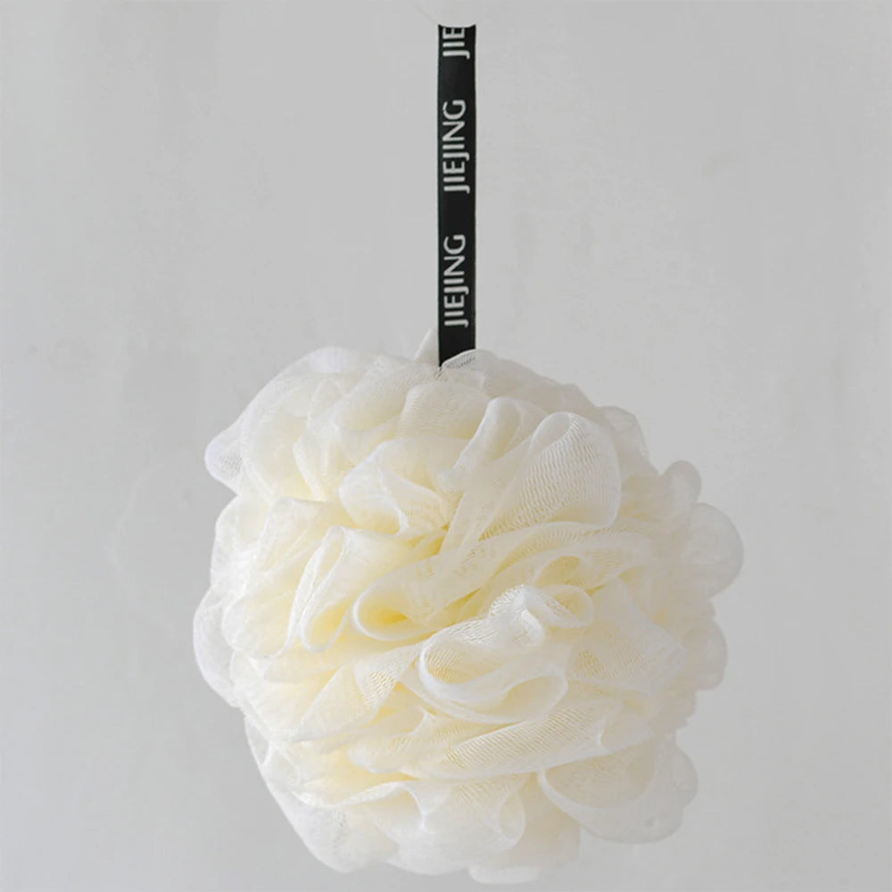 Soft Mesh Bath Sponge Balls Nylon Cleaning Brush Shower Puff Body Cleaner Exfoliating Scrubbers Bath Ball Bathroom Supplies