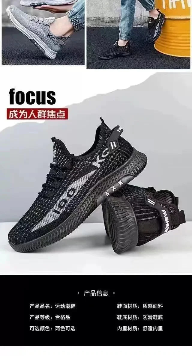 2026 Soft Soled Spring and Autumn Old Cloth Shoes Breathable Mesh Shoes Non-slip Wear-resistant Casual Low-top Shoes Work Shoes