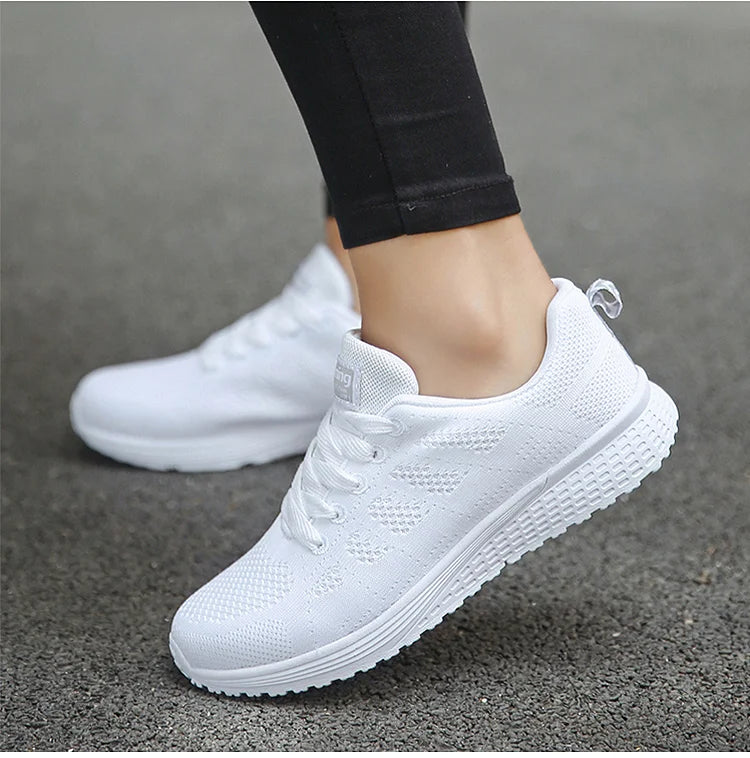 Women's Sports Shoes White Sneakers Lightweight Gym Shoes For Woman Spring Summer Sneaker High Quality Shoes Women Casual Tenis