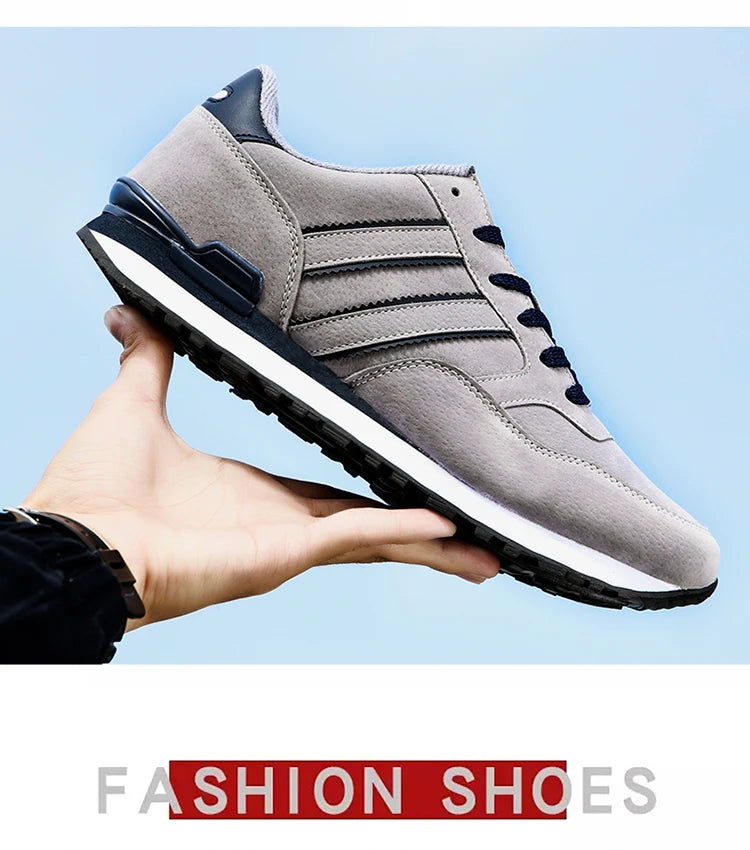 2024 New High Quality Men's Sneakers Leather Casual Shoes Autumn Breathable Men Shoes Male Flat Shoe