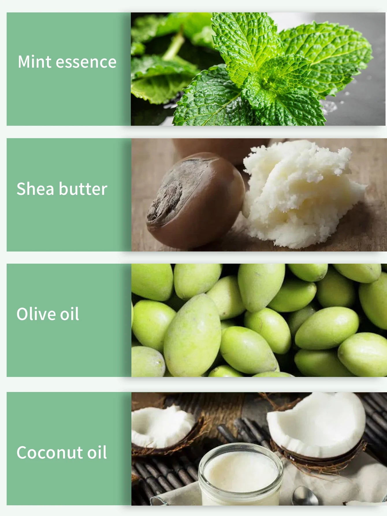 Ice Cool Refreshing Mint Essential Oil Shampoo Hand Soap Solid Shampoo Stick Organic Plant Extract essence Hair Care