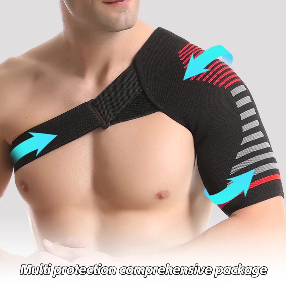 Recovery Shoulder Brace for Men Women,Shoulder Stability Support Brace,Adjustable Fit Sleeve Wrap,Relief for Shoulder Injuries