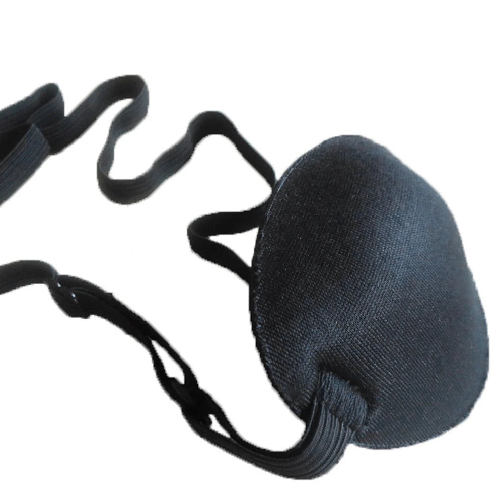 Amblyopia Eye Mask Adult Kids Strabismus Eye Training Single Eye Patch Cover Adjustable Eyeshade Filled Strabismus Eye Training
