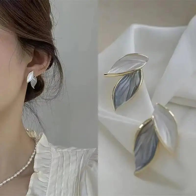 Korean Fashion Zircon Drop Earrings For Women Jewelry 2026 Trending New Luxury Women's Geometric Hoop Earrings Pendientes Gifts