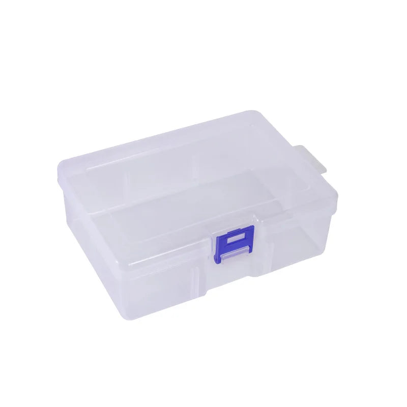 Clear Plastic Box Rectangular Box Screwdrivers Bits Tools Bleads Dustproof Waterproof Packing Storage Cases Container