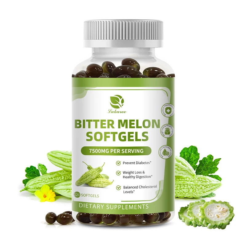 Lukaree 300mg Bitter Melon Extract Capsule for Heart, Blood Sugar and Cholesterol Health