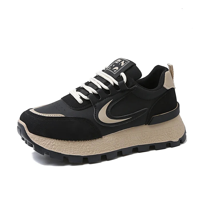 New Fashion Women's Vulcanized Shoes Wear-Resistant Casual Cushioning Sports Shoes Women Low-top Non-Slip Outdoor Running Shoes