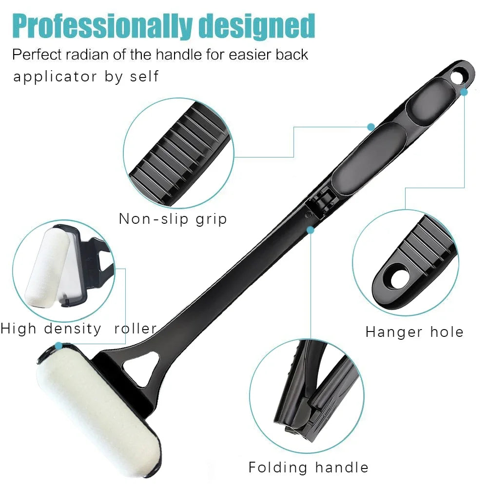 Sun Bath Back Tanning Applicator Foldable Back Applicator Streak Tanner Back Applicator Sunscreen & Tanning Lotion Applicators