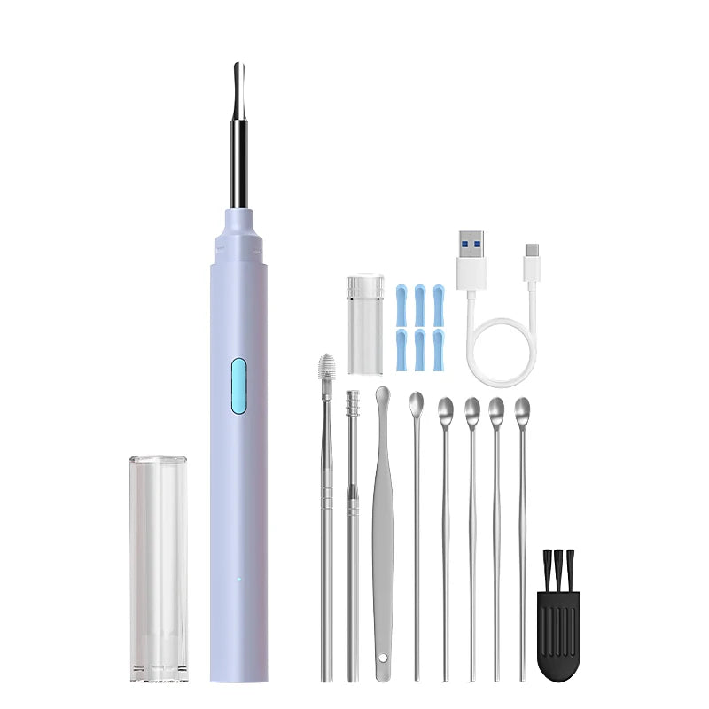 Visual Ear Cleaner Video Ear Camera 4.2mm Ear Picking WIFI Ear Endoscope With 6LEDs Digital Ear Wax Removal Tool Ear Spoon Kit