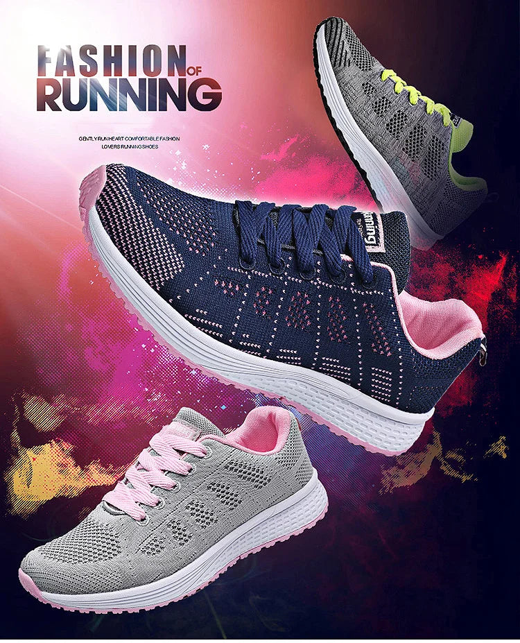 Women's Sports Shoes White Sneakers Lightweight Gym Shoes For Woman Spring Summer Sneaker High Quality Shoes Women Casual Tenis