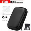 Tempered Glass Screen Protectors+Bag for R36S Game Console Storage Bag & Screen Protectors Tempered Glass Film for Game Accessor