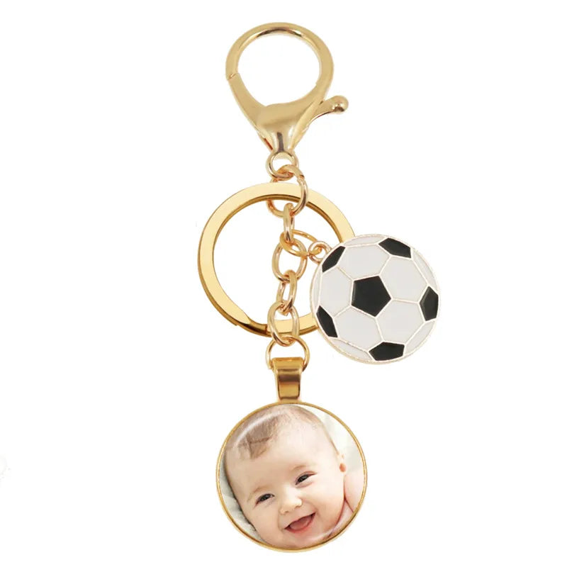 Personalized Custom Keychain Photo Mum Dad Baby Children Grandpa Parents Custom Designed Photo Gift For Family Anniversary Gift