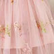 Summer New Girls' Dress Halter Small Flying Sleeve Embroidery Pattern Wings Sweet Princess Dress Mesh Princess Dress
