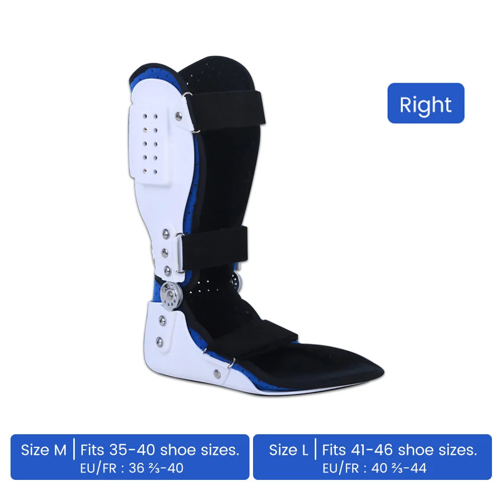 Foot Ankle Fixed Support Brace Medical Adjustable Joint Foot Orthotics Support Protector Stabilizer Fracture Fix Rehabilitation