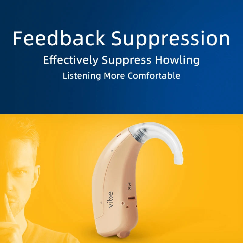 Siemens Vibe 140db Super Power Hearing Aids 8 Channel Digital Hearing Aid For Severe to Profound Deaf App Programmable Ear Aids