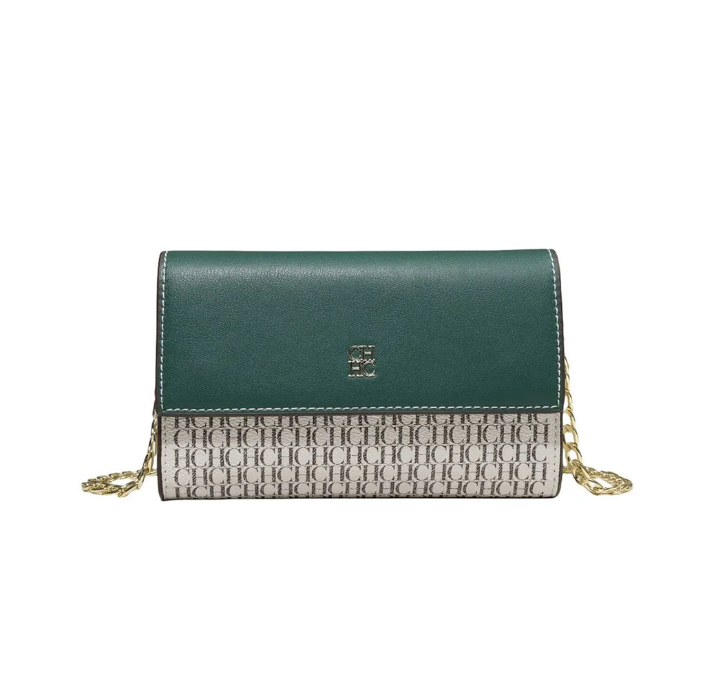 CH Fashion Women's Shoulder Bag with Letter Printing Design 2025 Festival Essential Versatile Women's Chain Bag