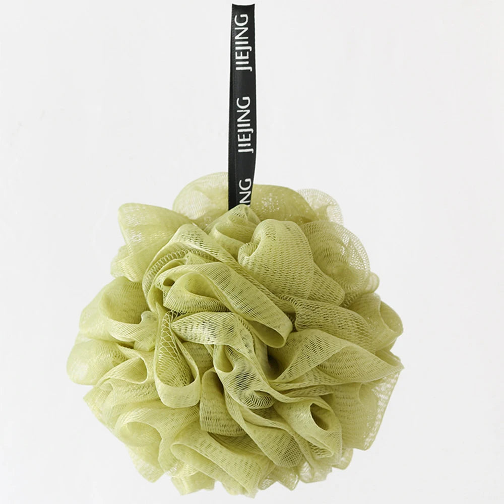Soft Mesh Bath Sponge Balls Nylon Cleaning Brush Shower Puff Body Cleaner Exfoliating Scrubbers Bath Ball Bathroom Supplies