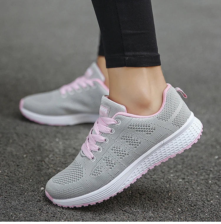 Women's Sports Shoes White Sneakers Lightweight Gym Shoes For Woman Spring Summer Sneaker High Quality Shoes Women Casual Tenis