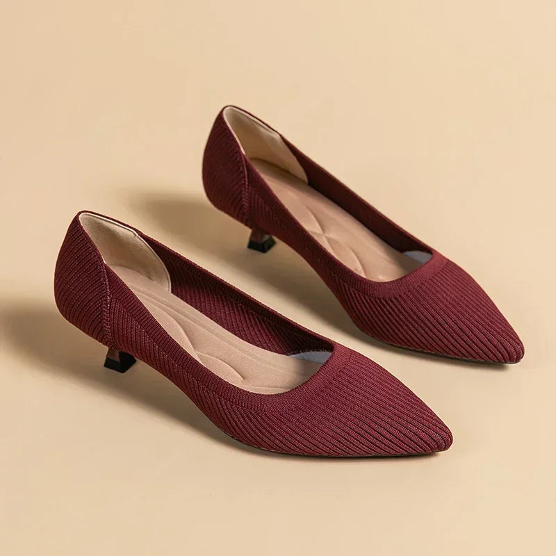 Women's Solid Color Flat Shoes Casual Fashion Breathable Non Slip Rubber Sole Pointed Non-Slip Comfortable Spring and Autumn