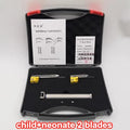 Child Adult Neonate Anesthesia Throat Mirror LED Light Intubation Stainless Steel Laryngoscope Detection Tool
