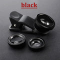 1 Set 3In1 Mobile Phone Fish Eye+Wide Angle+Macro Lightweight Camera Lens For Universal Cell Phone