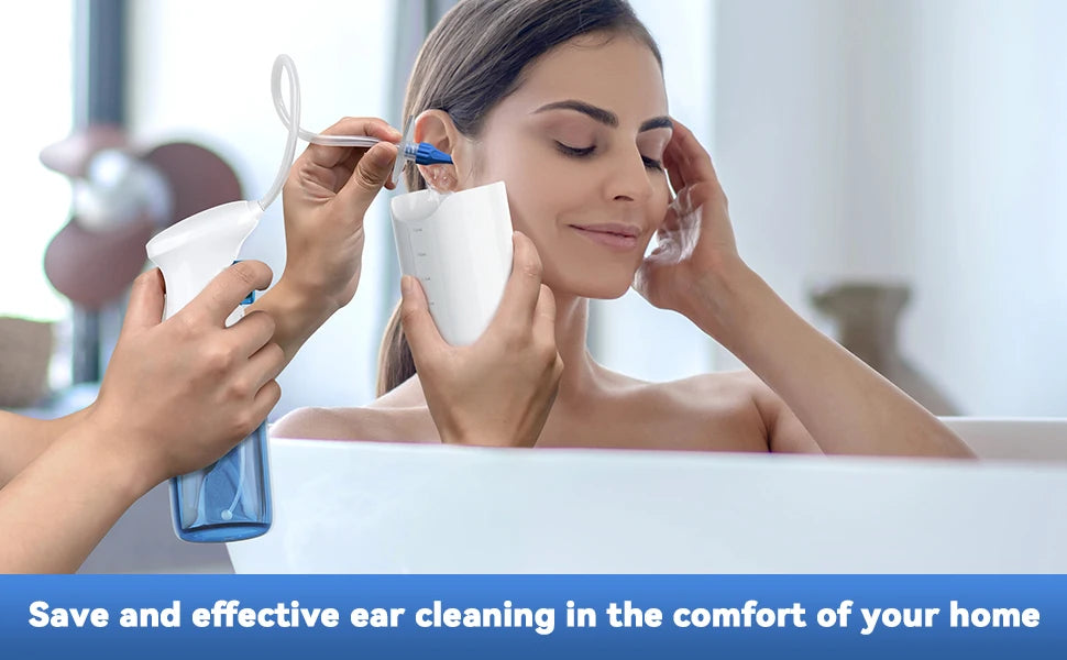 Ear Wax Removal Manual Ear Cleaner Water Cleaner Earwax Remover Kit Ear Irrigation Flushing System Ear Cleaning Kit Healthy Care