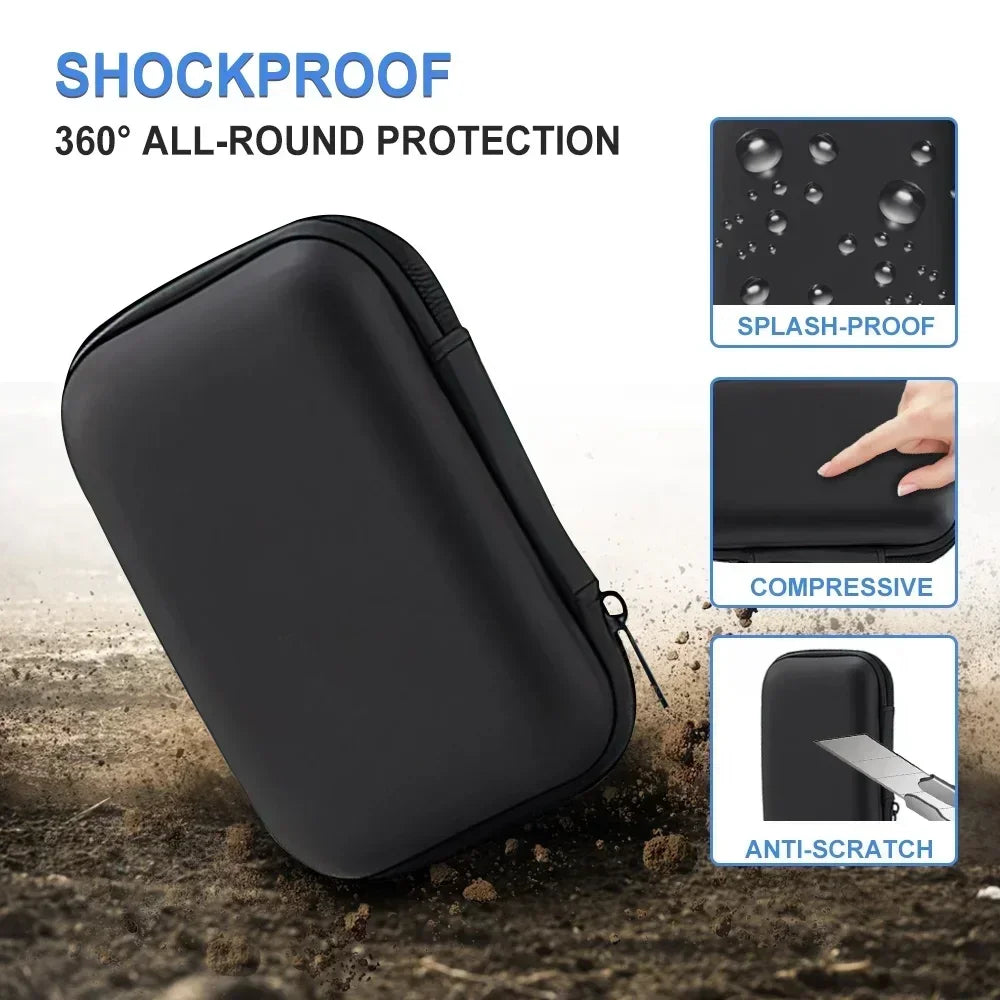 Tempered Glass Screen Protectors+Bag for R36S Game Console Storage Bag & Screen Protectors Tempered Glass Film for Game Accessor