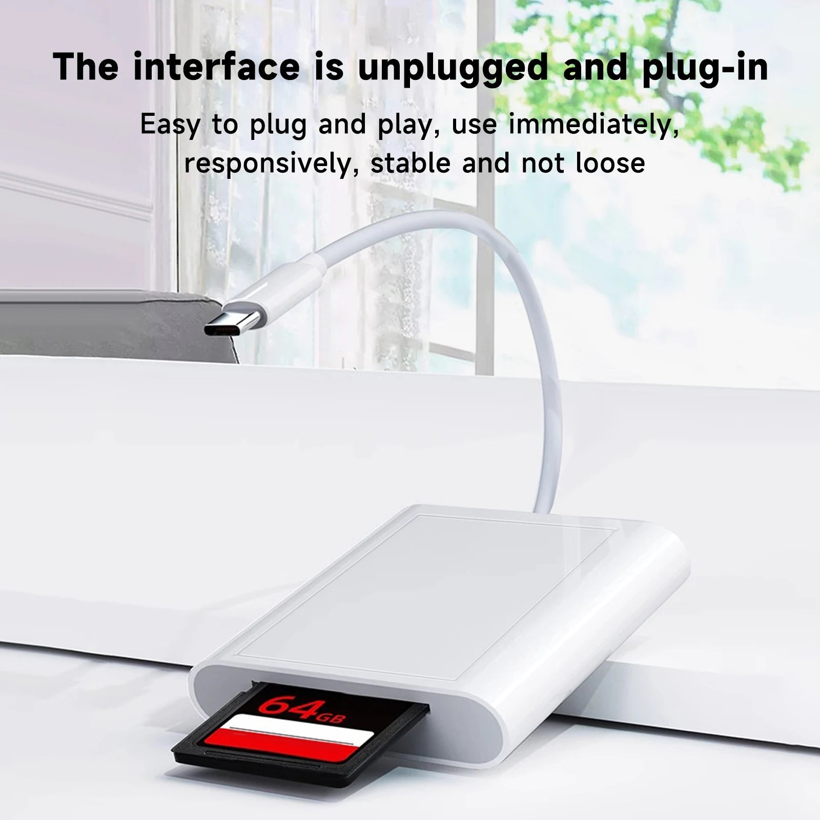 2 in 1 OTG Type C Card Reader USB Flash Drive SD TF Cardreader for  Tablet Type C to Smart Memory Card for