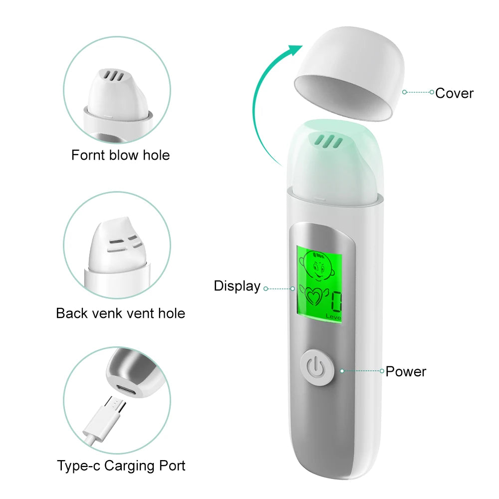 Oral Odor Tester, Portable Oral Health Monitor, Halitosis Tester with Built-in Battery, Charging Function