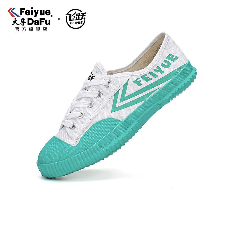 DaFu Flying Men's Athletic Shoes Long Distance Running Jump Far Field Event Canvas Sports Shoes Couple's Loafers Black Sneakers