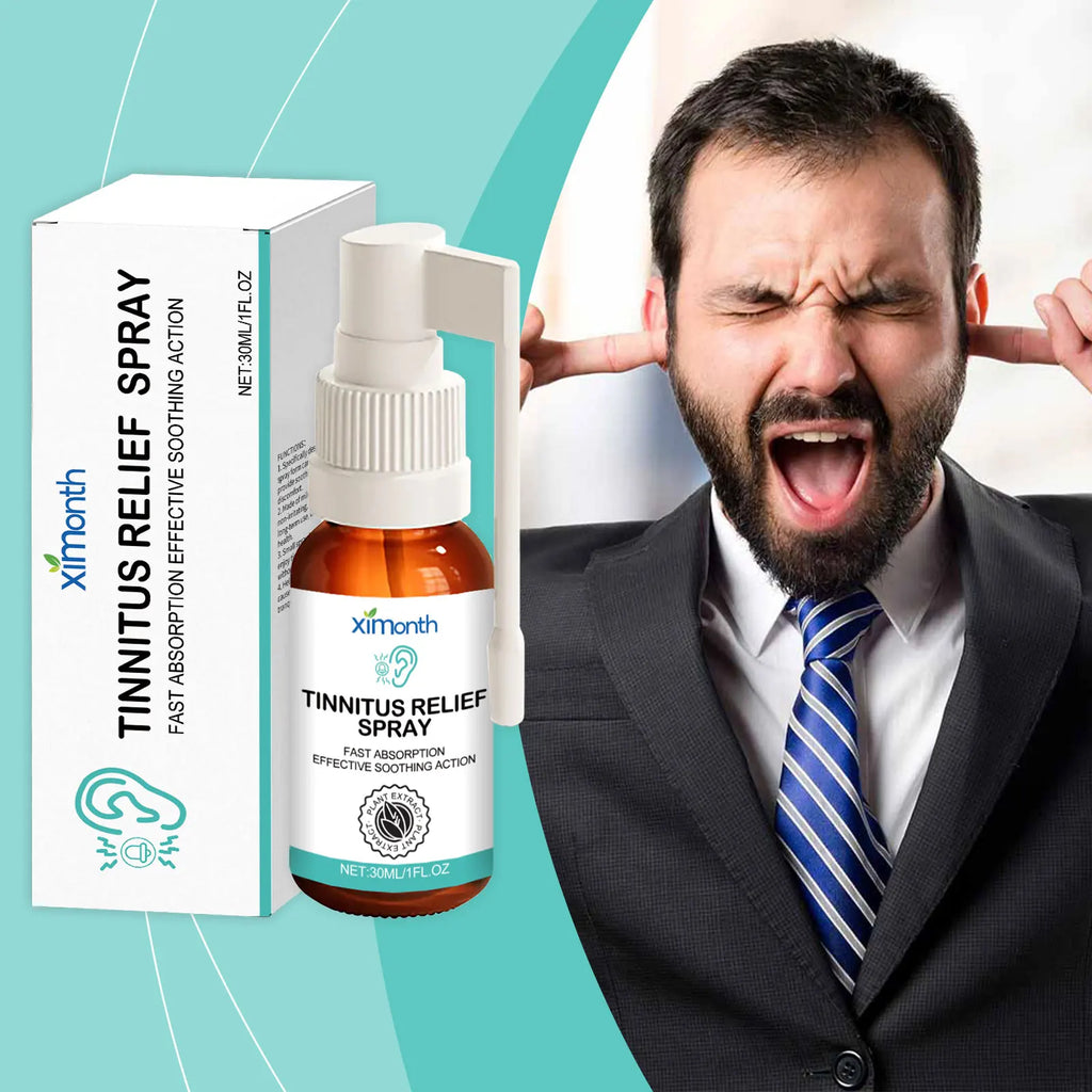 Tinnitus Relief Spray Improve Ear Ringing Discomfort Soothing Ear Itching Hearing Improvement Earwax Cleaner Anti Tinnitus Spray