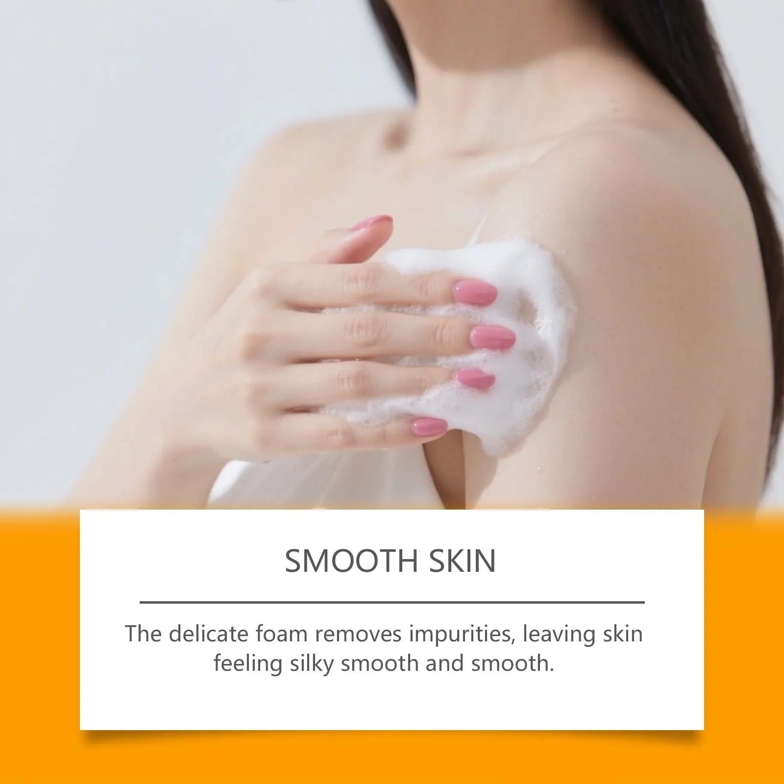 OUHOE Persimmon Soap Bar Sweet Fruity Scent Strengthen Skin Barrier Protection Maintain Healthy Removes Surface Dirt