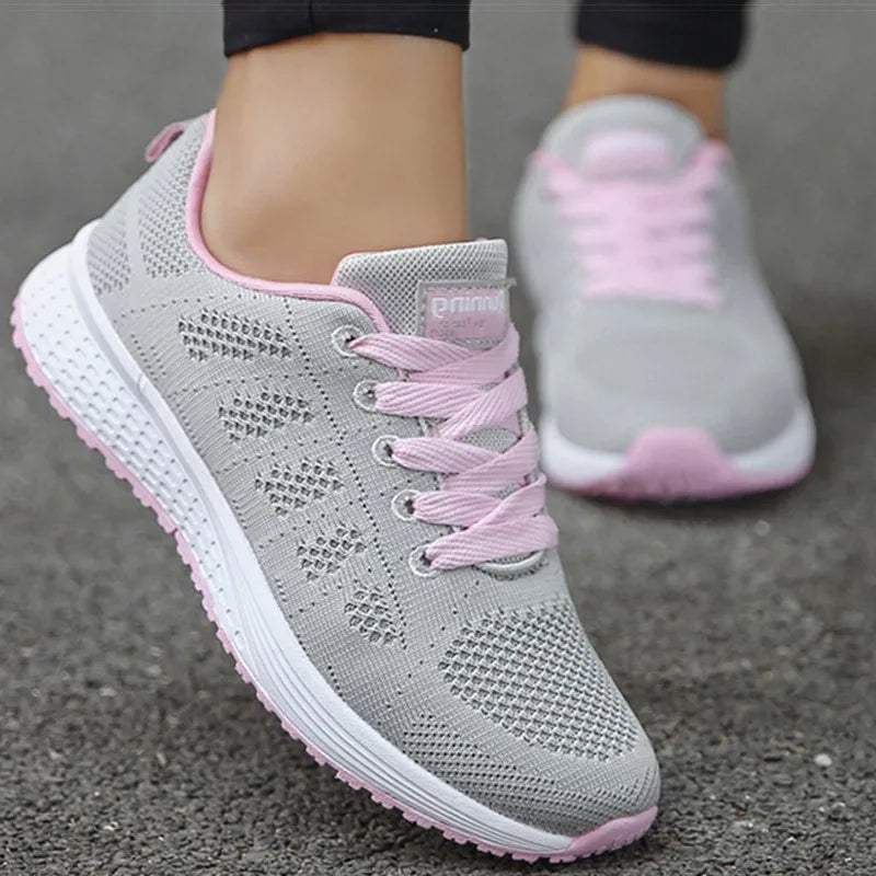 Women's Sports Shoes White Sneakers Lightweight Gym Shoes For Woman Spring Summer Sneaker High Quality Shoes Women Casual Tenis