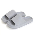 4cm Thick Platform Pillow Slippers Women Eva Soft Sole Indoor Slides Woman Flat Non Slip Bathrooom Home Slippers