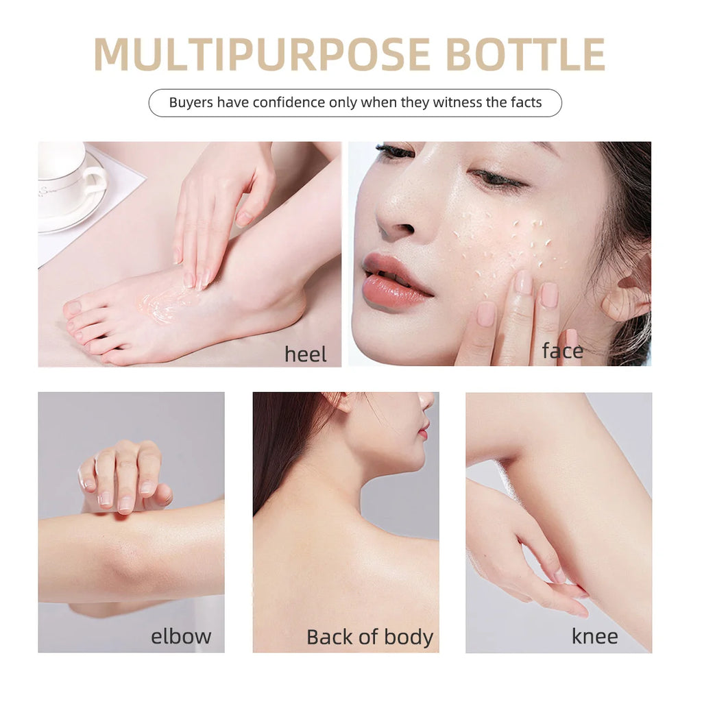 200ml Orange Scrub Gel is suitable for all skin types, gently removes dead skin cells, moisturizes and brightens the skin tone