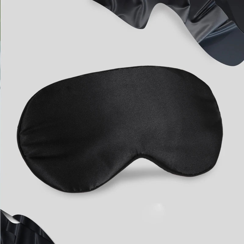 Silk Sleep Mask 100% Light Blocking Travel Nap Lightweight Eyes Night Mask Health Blindfold Sleeping Shield Soft Eye Care Tools