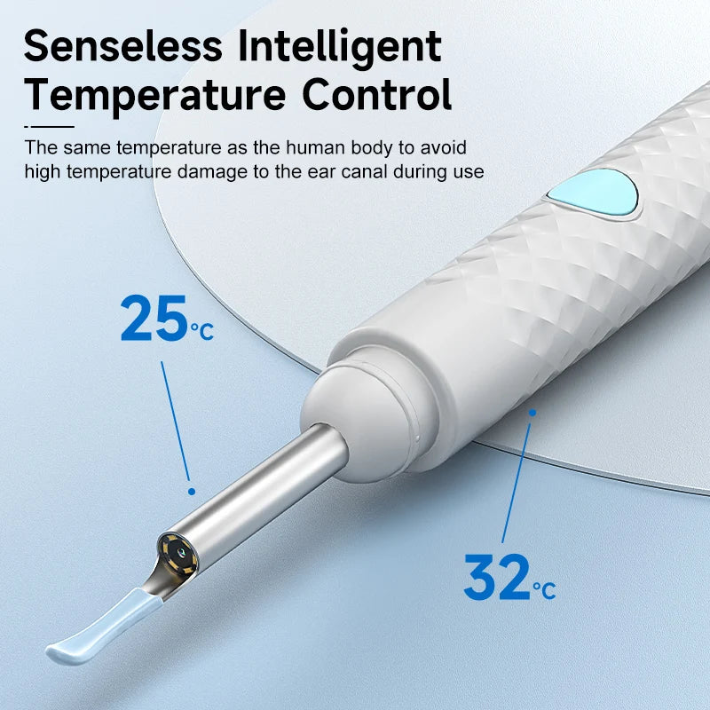 4.2mm Camera Viual WiFi Endoscope 1080P Camera for iOS/Android Phones Tablet Waterproof Ear Scope for Ear Cleaning Skin Check