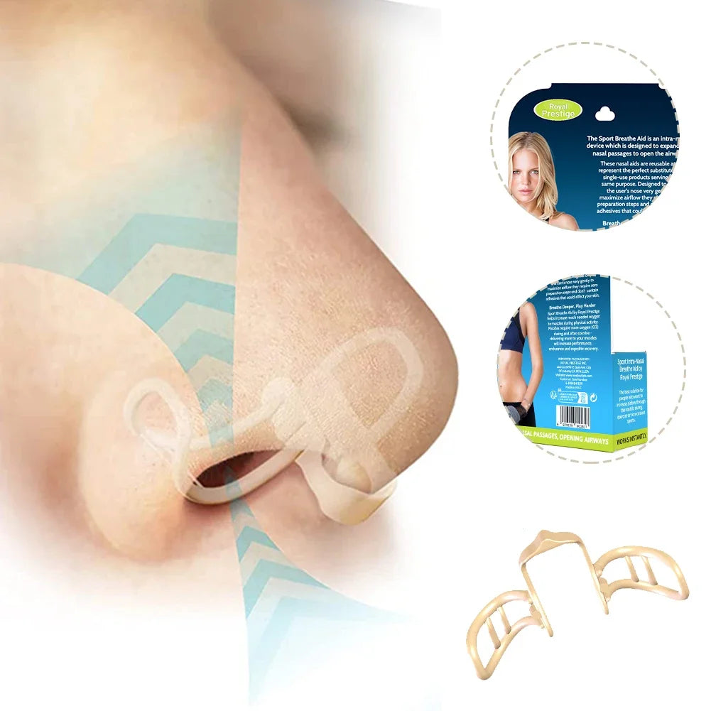 Nose Dilator Nasal Silicone Nose Clip Anti Snoring Easy Breath Preventing Snoring Help Breathe Snoring Devices Improve Sleeping