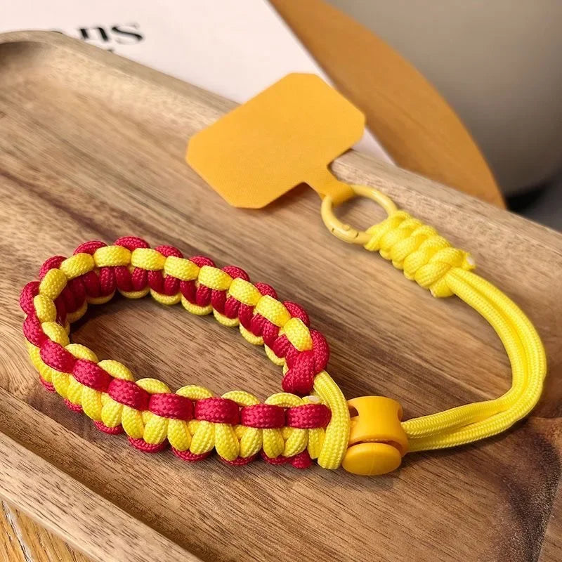 Cute Mobile Phone Lanyard Hanging Decoration Can Be Carried Twist Rope Anti-loss Pendant Fashion Strong Wrist Short Straps Band